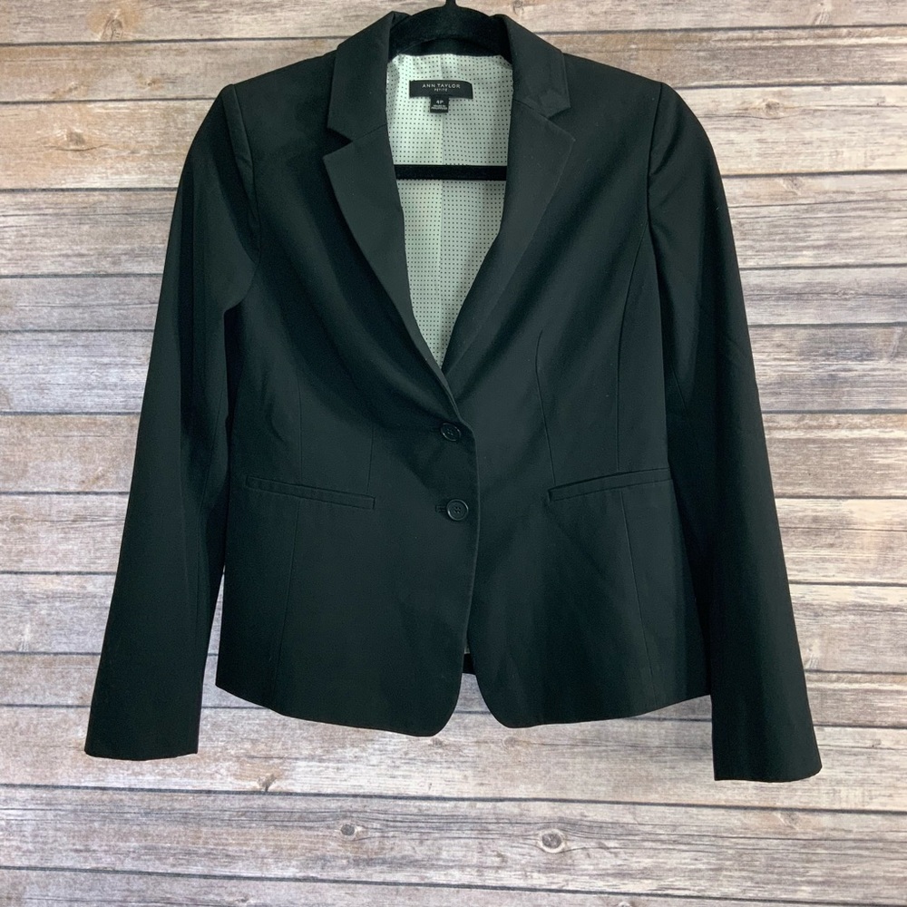 Ann Taylor The Petite Long Two-Button Blazer